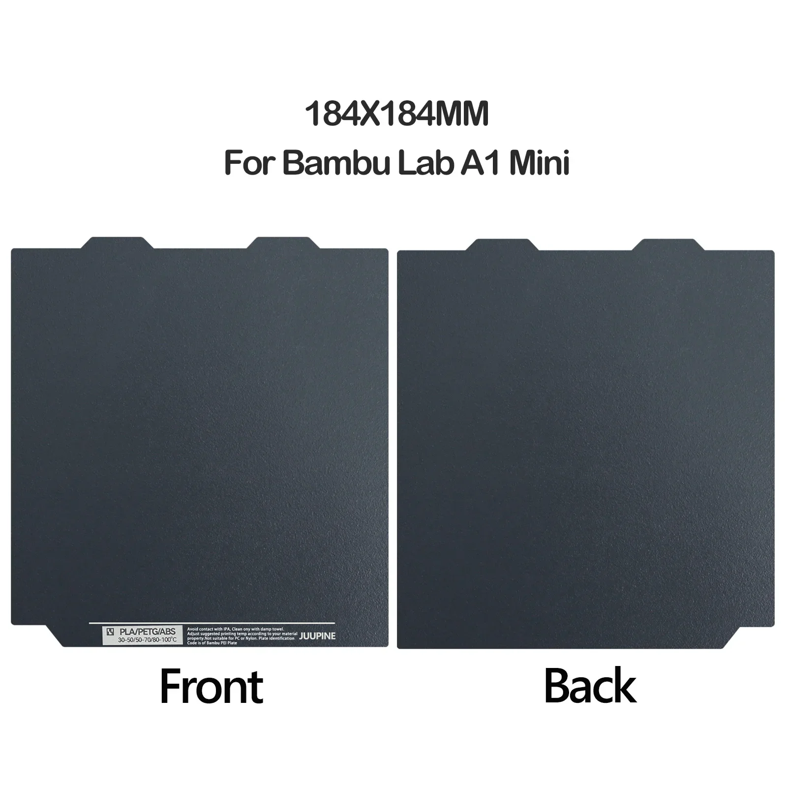 Низкоуглеродистая рабочая пластина для Bambu Lab A1 Mini Cool Plate Отличная адгезия 184x184 Низкотемпературная пластина для печати Pla Plate для Bambulab
Низкоуглеродистая рабочая пластина для Bambu Lab A1 Mini Cool Plate Отличная адгезия 184x184 Низкотемпературная пластина для печати Pla Plate для Bambulab