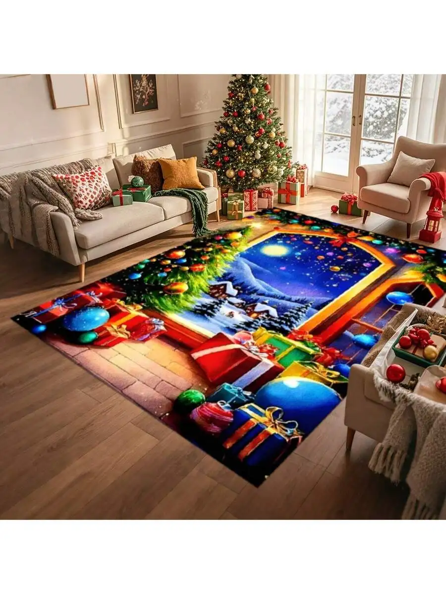 Christmas Night Fantasy Printed Large Area Rug For Living Room Comfortable And Decorative
Christmas Night Fantasy Printed Large Area Rug For Living Room Comfortable And Decorative