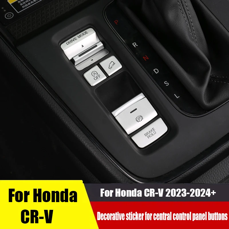 Декоративные наклейки для кнопки центральной панели управления Honda CR-V, специальные модифицированные аксессуары, наклейки для интерьера
Декоративные наклейки для кнопки центральной панели управления Honda CR-V, специальные модифицированные аксессуары, наклейки для интерьера