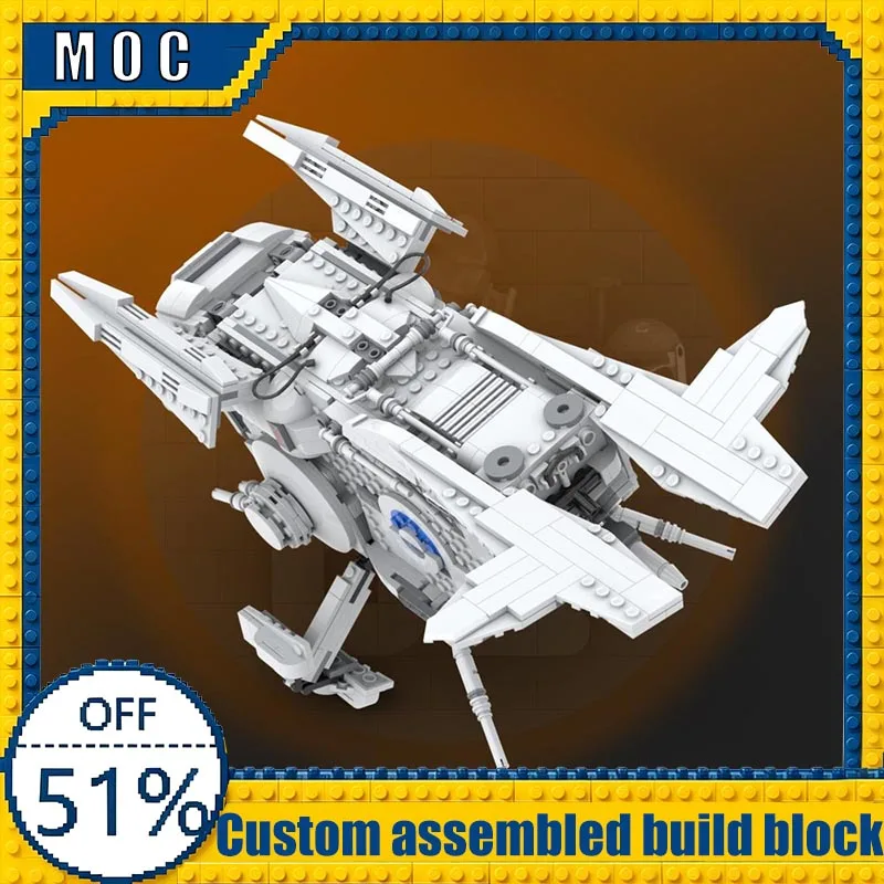 1219PCS LAAT/LE Police Patrol (Alternate Build Using Set War Series Set 75417 AT) MOC Model Building Blocks Toy Birthday Gifts
1219PCS LAAT/LE Police Patrol (Alternate Build Using Set War Series Set 75417 AT) MOC Model Building Blocks Toy Birthday Gifts