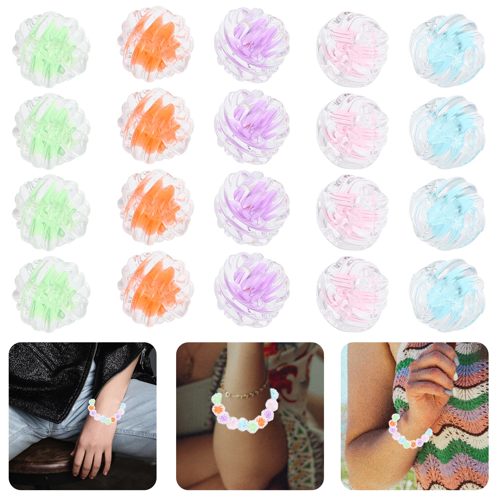 Transparent Acrylic Round Loose Beads for Jewelry Making Kits Supplies DIY Crafts Bracelet Necklace Spacer Beads Wear Resistant
Transparent Acrylic Round Loose Beads for Jewelry Making Kits Supplies DIY Crafts Bracelet Necklace Spacer Beads Wear Resistant