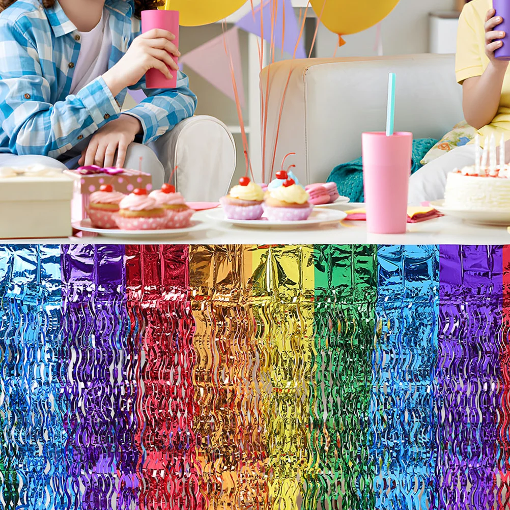 Colorful Scimitar Table Skirt Wavy Fringe For Wedding Birthday Decorations Classroom Event Yarn Tassel
Colorful Scimitar Table Skirt Wavy Fringe For Wedding Birthday Decorations Classroom Event Yarn Tassel