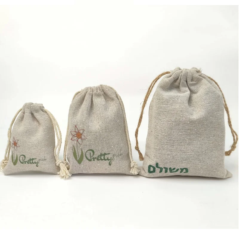 50/100Pc Custom Logo Bag for Packing Jewelry Drawstring Bags Business Linen Jute Wedding CandGift Reusable Cosmetic Small Pack
50/100Pc Custom Logo Bag for Packing Jewelry Drawstring Bags Business Linen Jute Wedding CandGift Reusable Cosmetic Small Pack