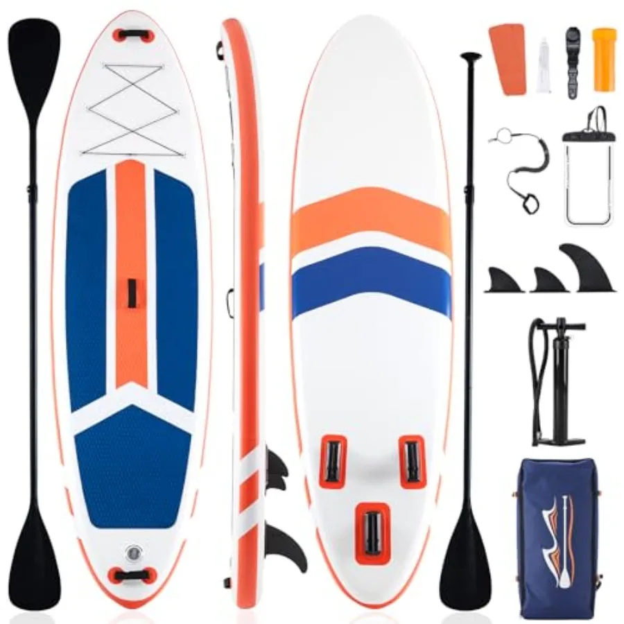 Inflatable Stand Up Paddle Board for outdoor water sports PVC drop-stitch material blue-gray color ultra-wide stable design wit
Inflatable Stand Up Paddle Board for outdoor water sports PVC drop-stitch material blue-gray color ultra-wide stable design wit