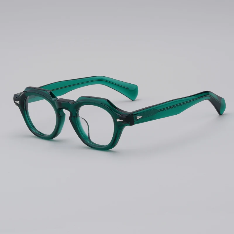 High Quality Thick Acetate Oval Round Glasses Japanese Handmade Frame For Men Women Designer Brand Transparent Green Eyeglasses
High Quality Thick Acetate Oval Round Glasses Japanese Handmade Frame For Men Women Designer Brand Transparent Green Eyeglasses