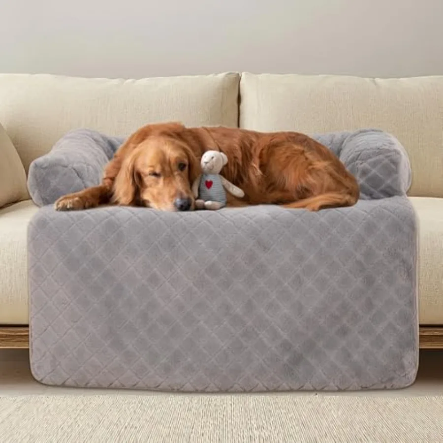 Calming Dog Couch Bed for Large Dogs Durable Fluffy Fuzzy Dog Mat Sofa Dog Bed Mats with Removable Washable Cover Perfect for S
Calming Dog Couch Bed for Large Dogs Durable Fluffy Fuzzy Dog Mat Sofa Dog Bed Mats with Removable Washable Cover Perfect for S