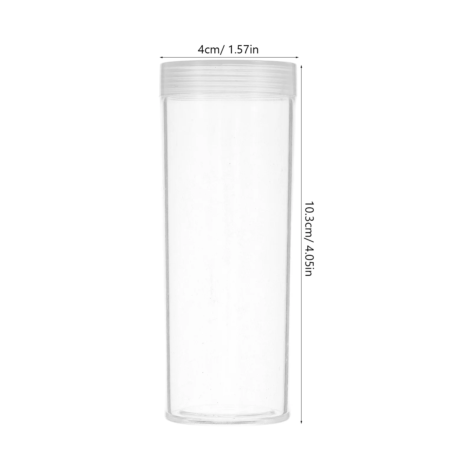 5 Pcs Tube Container Coin Storage Airtight Capsules Quarter Holders Transparent
5 Pcs Tube Container Coin Storage Airtight Capsules Quarter Holders Transparent