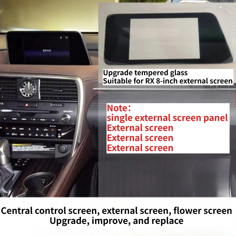 1pcs for Lexus 16-18 RX200t RX300 RX450 Central Control Screen External Screen 8-inch Tempered Glass Cover for Display Screen
1pcs for Lexus 16-18 RX200t RX300 RX450 Central Control Screen External Screen 8-inch Tempered Glass Cover for Display Screen