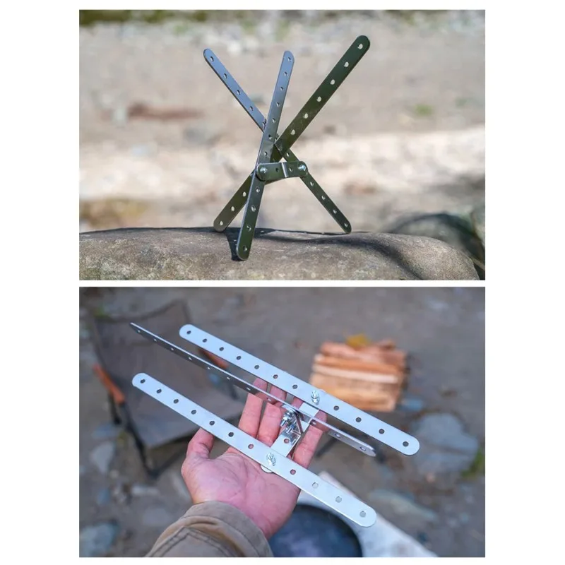 Outdoor Camping Firewood Rack Bonfire Ventilation Auxiliary Frame Stainless Steel Ignition Support Bracket Stoves Accessories
Outdoor Camping Firewood Rack Bonfire Ventilation Auxiliary Frame Stainless Steel Ignition Support Bracket Stoves Accessories