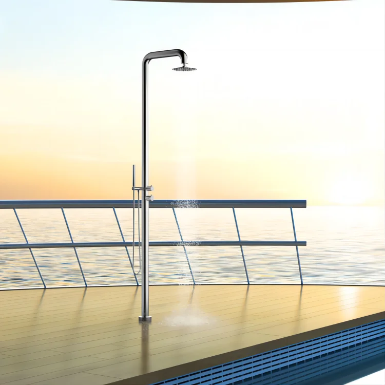 Outdoor Shower Set Freestanding Stainless Steel Outdoor Pool Shower Outside Swimming Pool Beach Shower Taps
Outdoor Shower Set Freestanding Stainless Steel Outdoor Pool Shower Outside Swimming Pool Beach Shower Taps