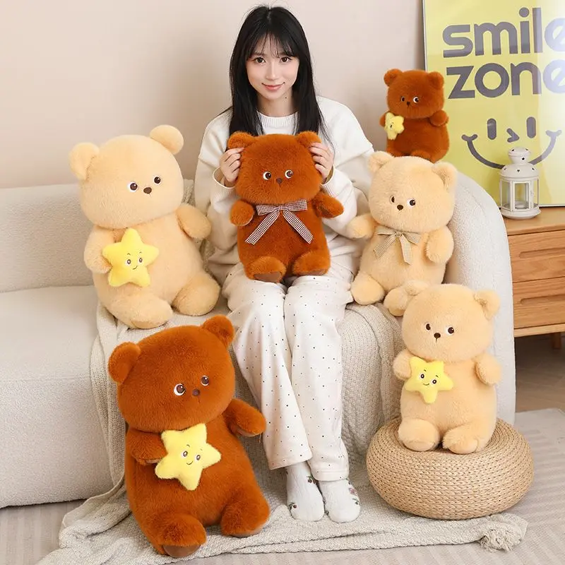 Cute Romantic Teddy Bear Plush Toy Squishy Stuffed Bear Doll with Bow Tie Adorable Fluffy Bear Plushie for Kids Gift Home Decor
Cute Romantic Teddy Bear Plush Toy Squishy Stuffed Bear Doll with Bow Tie Adorable Fluffy Bear Plushie for Kids Gift Home Decor