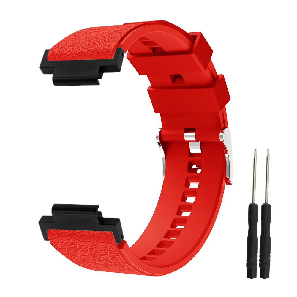 Leather Grain Silicone Watch Strap For Garmin Watch 235 Metal Buckle Quick Release Lightweight Sport Smartwatch Band Men Women
Leather Grain Silicone Watch Strap For Garmin Watch 235 Metal Buckle Quick Release Lightweight Sport Smartwatch Band Men Women