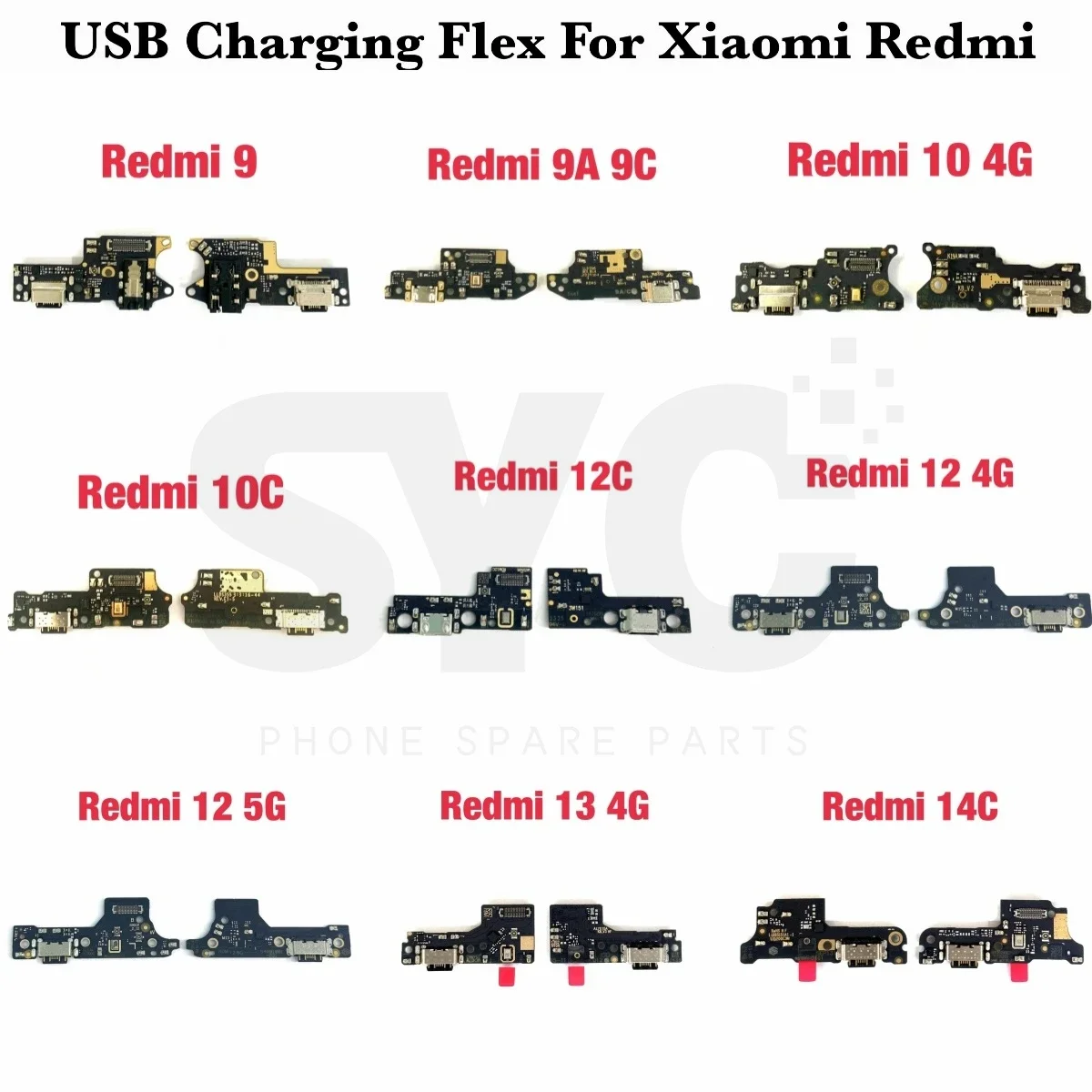 New USB Charging Port Board Flex Cable Connector For Redmi 9 9C 9A 10C 12C 10A 10 12 12C 13C 13 14 4G 5G Microphone
New USB Charging Port Board Flex Cable Connector For Redmi 9 9C 9A 10C 12C 10A 10 12 12C 13C 13 14 4G 5G Microphone