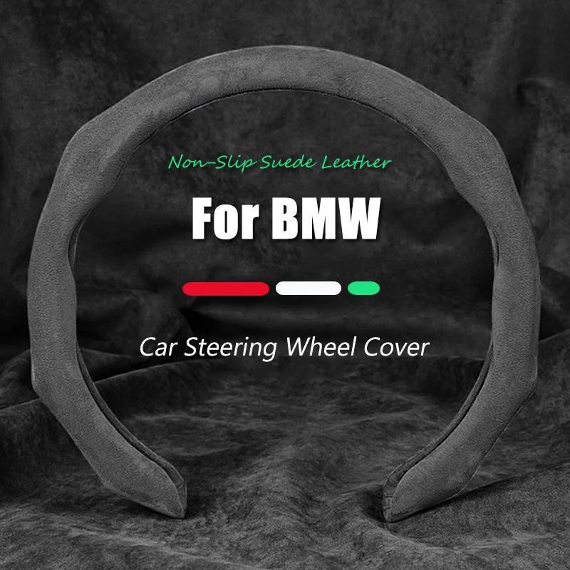 5D Premium Sports Suede Breathable Non-slip Car Steering Wheel Cover For BMW 3 4 5 6 7 Series X1 X2 X3 X4 X5 X6 X7 Auto Parts
5D Premium Sports Suede Breathable Non-slip Car Steering Wheel Cover For BMW 3 4 5 6 7 Series X1 X2 X3 X4 X5 X6 X7 Auto Parts