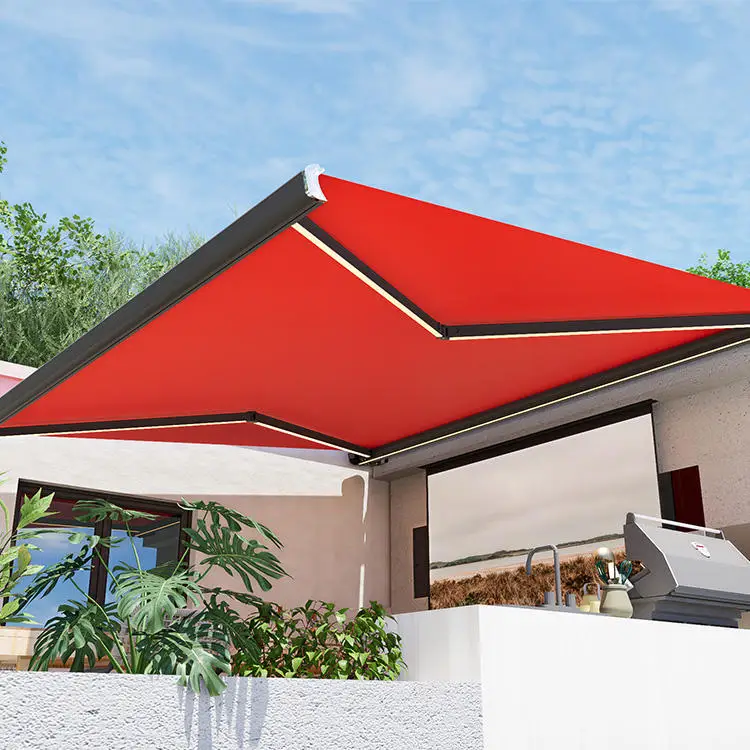 Factory Direct Sale Multiple Colors and Sizes Sunshade with Folding Arms and LED Lights Awning High Quality Household Canopy
Factory Direct Sale Multiple Colors and Sizes Sunshade with Folding Arms and LED Lights Awning High Quality Household Canopy