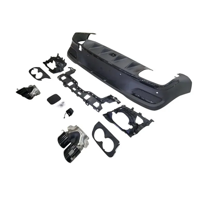 GLE53 Style Rear Diffuser WIth Silver Black Muffler for C167 GLE Coupe 2020-2023
GLE53 Style Rear Diffuser WIth Silver Black Muffler for C167 GLE Coupe 2020-2023
