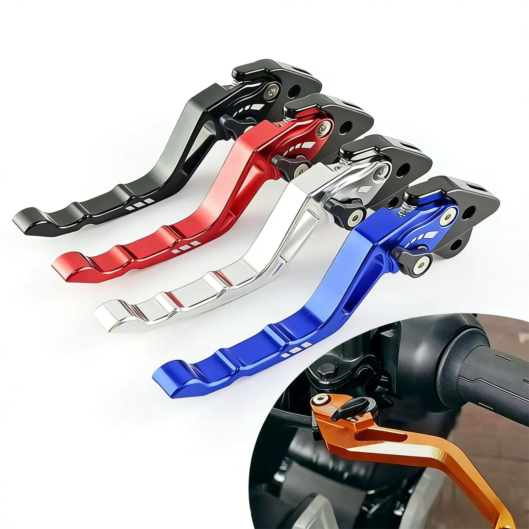 1PC For CNC Aluminum Alloy Motorcycle Clutch Brake Lever Handle Adjustable Handlebar Motorcycle Handles Motorcycle Accessories
1PC For CNC Aluminum Alloy Motorcycle Clutch Brake Lever Handle Adjustable Handlebar Motorcycle Handles Motorcycle Accessories