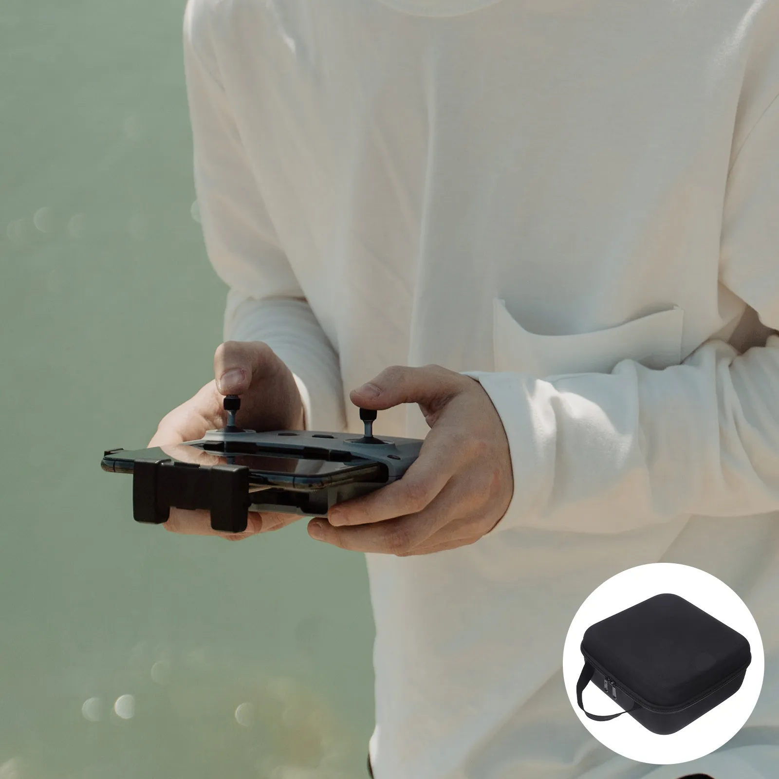 Портативная сумка для хранения пультов дистанционного управления с утолщенным ремнем, дышащая, с расширенным дизайном, защита от ударов, совместима с Futaba Frsky
Портативная сумка для хранения пультов дистанционного управления с утолщенным ремнем, дышащая, с расширенным дизайном, защита от ударов, совместима с Futaba Frsky