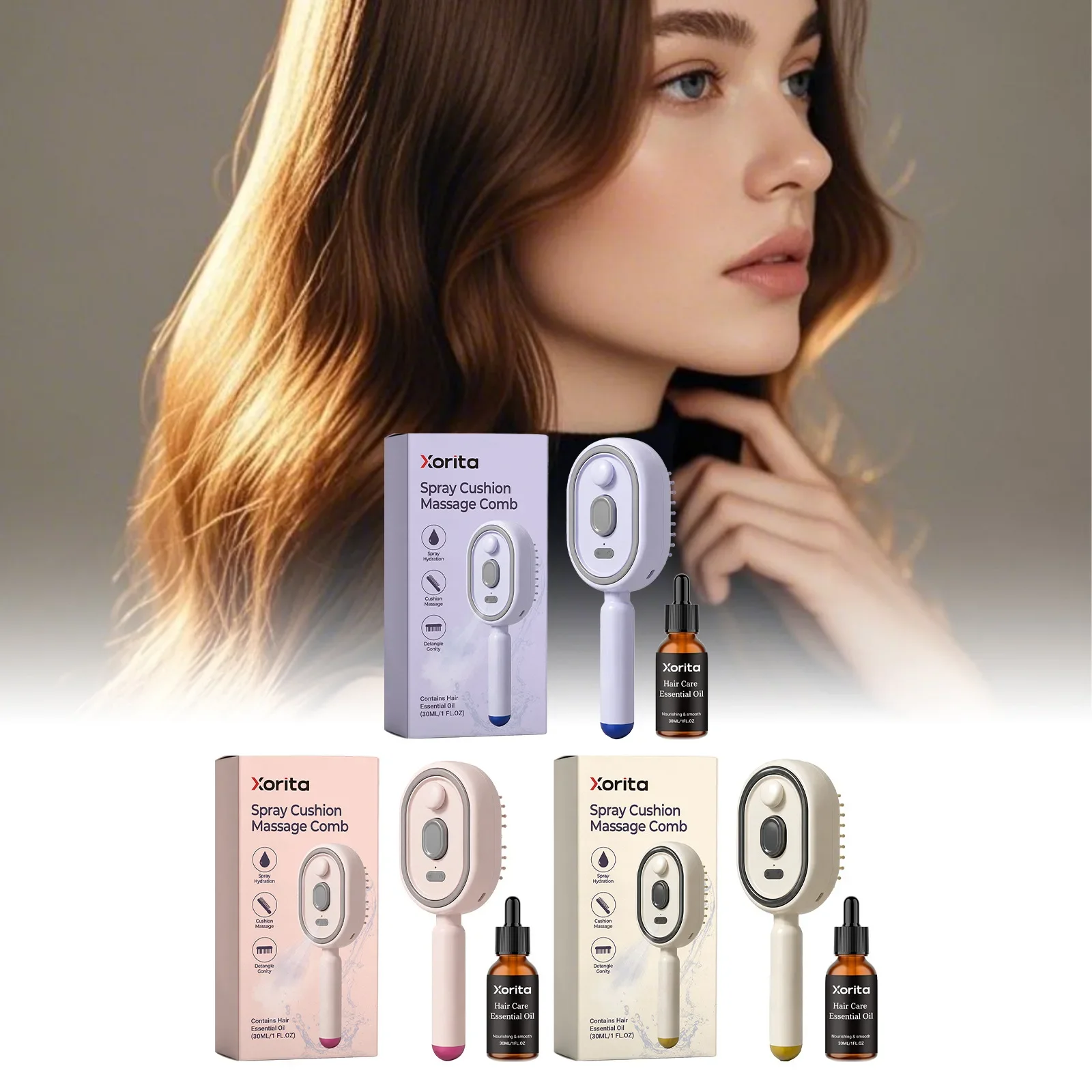2026 Electric Spray Massage Comb Hair Essential Oil Mist Cushion Scalp Detangle Root Nourish Grooming Tool
2026 Electric Spray Massage Comb Hair Essential Oil Mist Cushion Scalp Detangle Root Nourish Grooming Tool