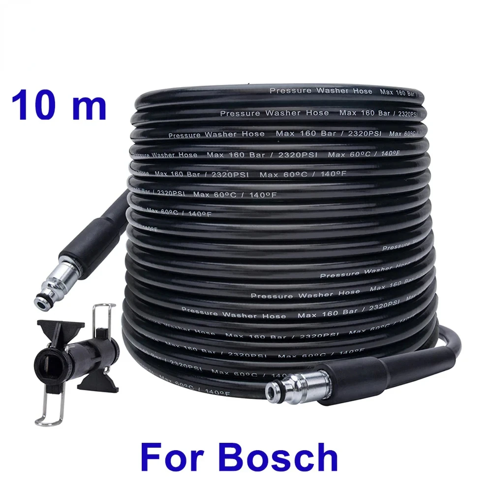 10 m Pressure Washer Hose High Water Cleaning Hose Pipe Cord Car Washer Extension Hose for Bosch High Pressure Cleaner
10 m Pressure Washer Hose High Water Cleaning Hose Pipe Cord Car Washer Extension Hose for Bosch High Pressure Cleaner
