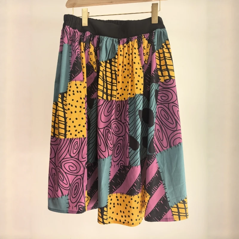 Красная хлопковая юбка в горошек с эластичной резинкой на талии, винтажная лоскутная юбка на Хэллоуин, женская модная повседневная юбка с высокой талией
Красная хлопковая юбка в горошек с эластичной резинкой на талии, винтажная лоскутная юбка на Хэллоуин, женская модная повседневная юбка с высокой талией