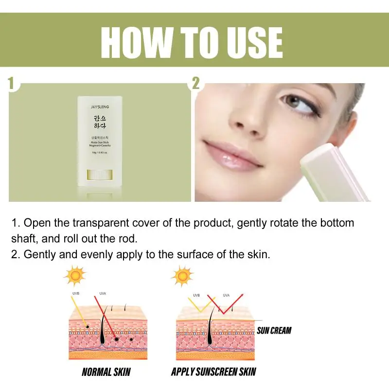 SPF 50+ Sun Stick Matte Sunscreen Waterproof Hydrating Portable Sunblock for Outdoor Sports and Backpacking
SPF 50+ Sun Stick Matte Sunscreen Waterproof Hydrating Portable Sunblock for Outdoor Sports and Backpacking