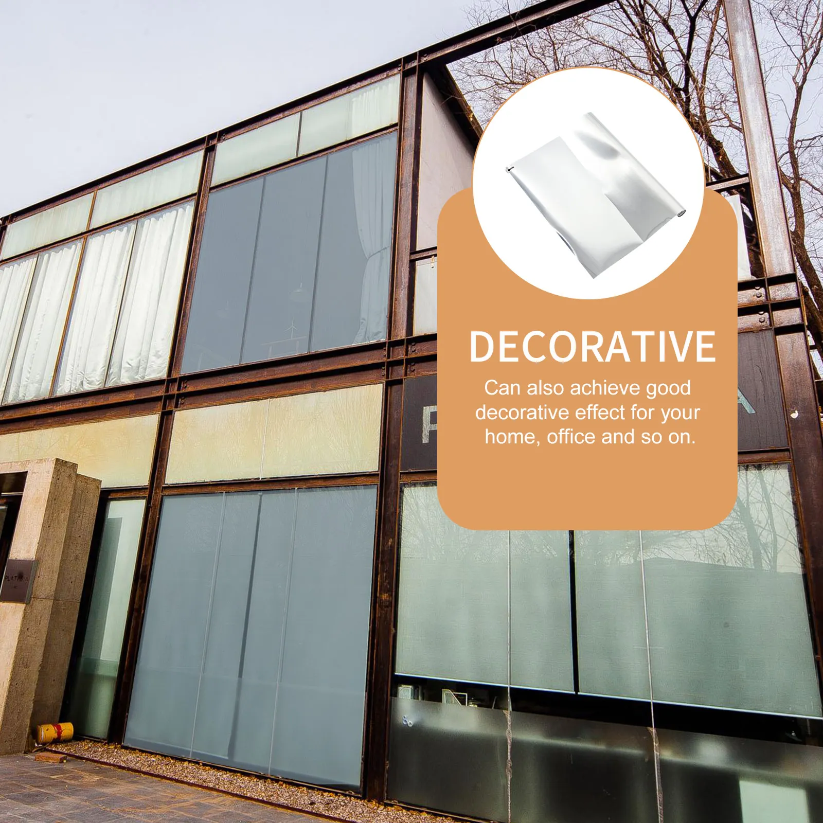 1 Roll Heat Insulation Window Film Privacy One Way Mirror Cling for Bathroom Opaque UV Decor
1 Roll Heat Insulation Window Film Privacy One Way Mirror Cling for Bathroom Opaque UV Decor