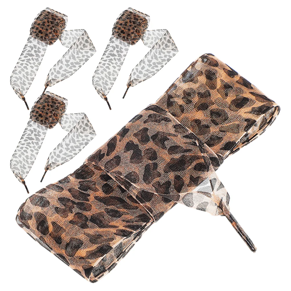 2 Pairs Sneakers Widen Shoelaces Fat Animal Aldult for Leopard Cheetah Print Work
2 Pairs Sneakers Widen Shoelaces Fat Animal Aldult for Leopard Cheetah Print Work
