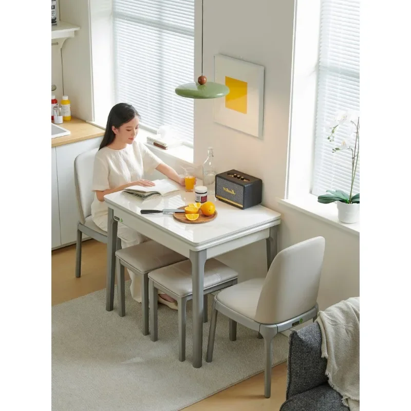 Folding dining table, small household slate retractable multi-function
Folding dining table, small household slate retractable multi-function