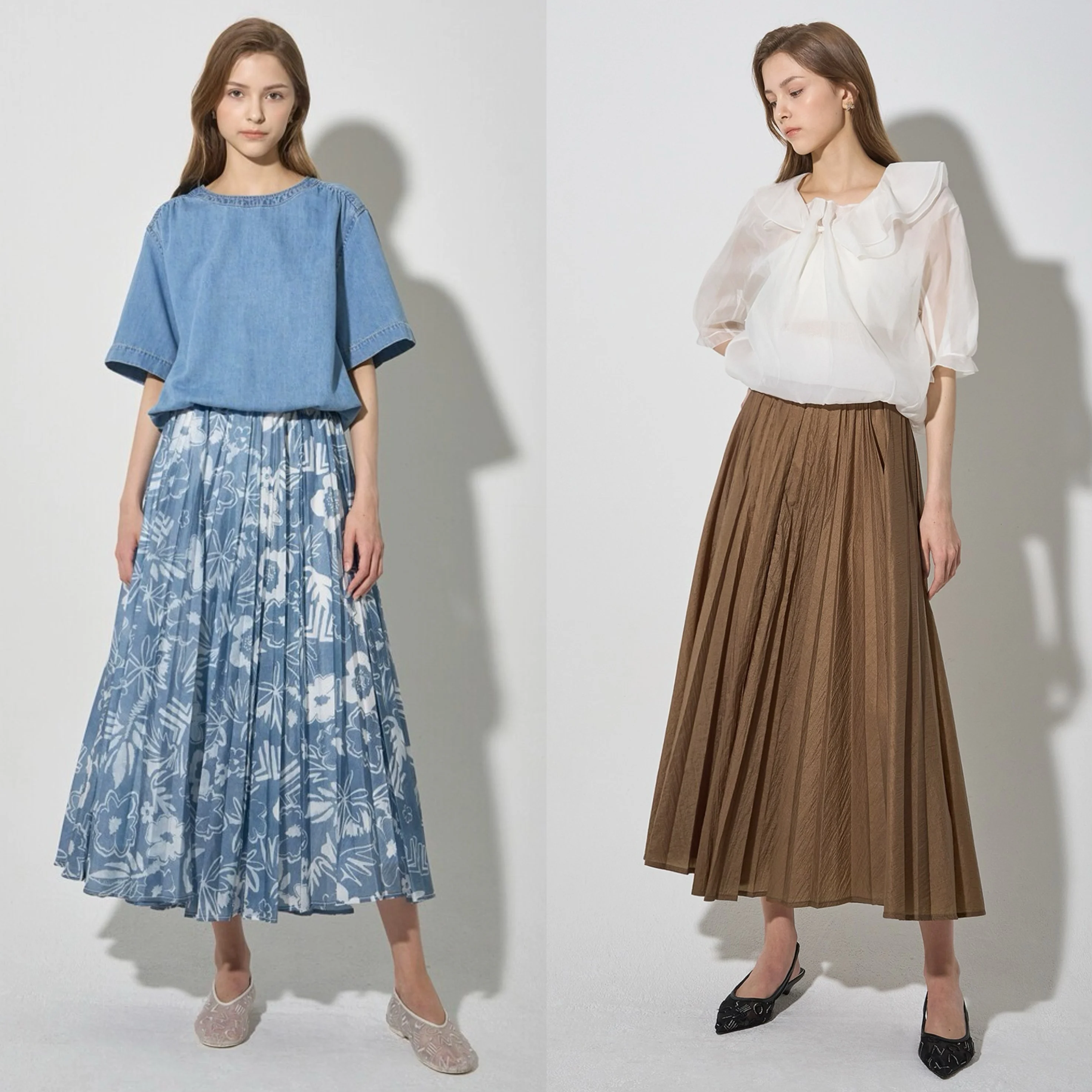 Модная длинная юбка А-силуэта с принтом, очень красивая, элегантная миди-юбка в корейском стиле, LNVN, для повседневной носки, с высокой талией
Модная длинная юбка А-силуэта с принтом, очень красивая, элегантная миди-юбка в корейском стиле, LNVN, для повседневной носки, с высокой талией