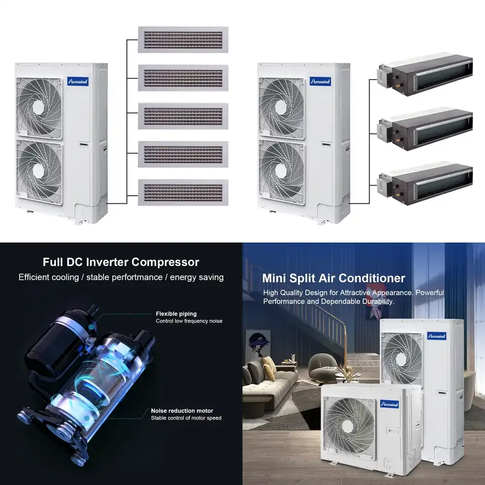 Gree Wholesales VRF VRV Industrial Multi Zone Split Inverter Air Conditioner 24000Btu 36000Btu Cassette Duct Air Conditioning
Gree Wholesales VRF VRV Industrial Multi Zone Split Inverter Air Conditioner 24000Btu 36000Btu Cassette Duct Air Conditioning