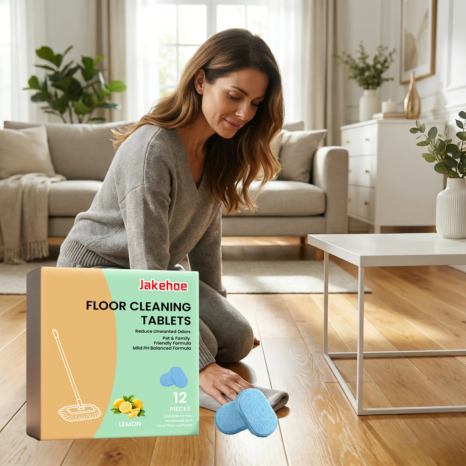 Floor Cleaning Tablets Stain Removal Fresh-Scent Home For Tiles Floors
Floor Cleaning Tablets Stain Removal Fresh-Scent Home For Tiles Floors