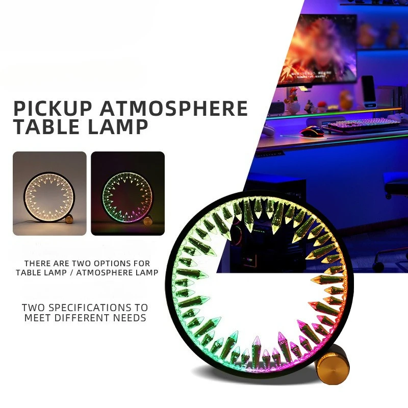 Colorful Atmosphere LED Night Lights Music Rhythm Table Lamp Healings Stone Crystal Lamp for Bedroom Bedside Computer Desktop
Colorful Atmosphere LED Night Lights Music Rhythm Table Lamp Healings Stone Crystal Lamp for Bedroom Bedside Computer Desktop