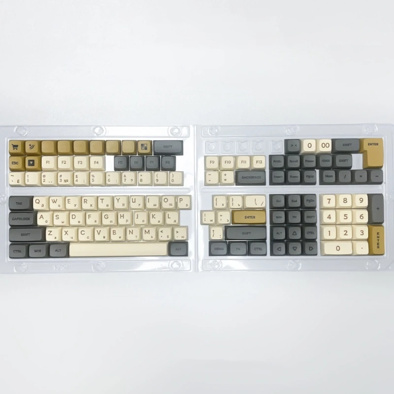 Ergonomic XDA Keycaps Russian Keycap for 64/68/75/87/98/104/108 Keyboard Enthusiasts Keycaps for Improve Typing
Ergonomic XDA Keycaps Russian Keycap for 64/68/75/87/98/104/108 Keyboard Enthusiasts Keycaps for Improve Typing