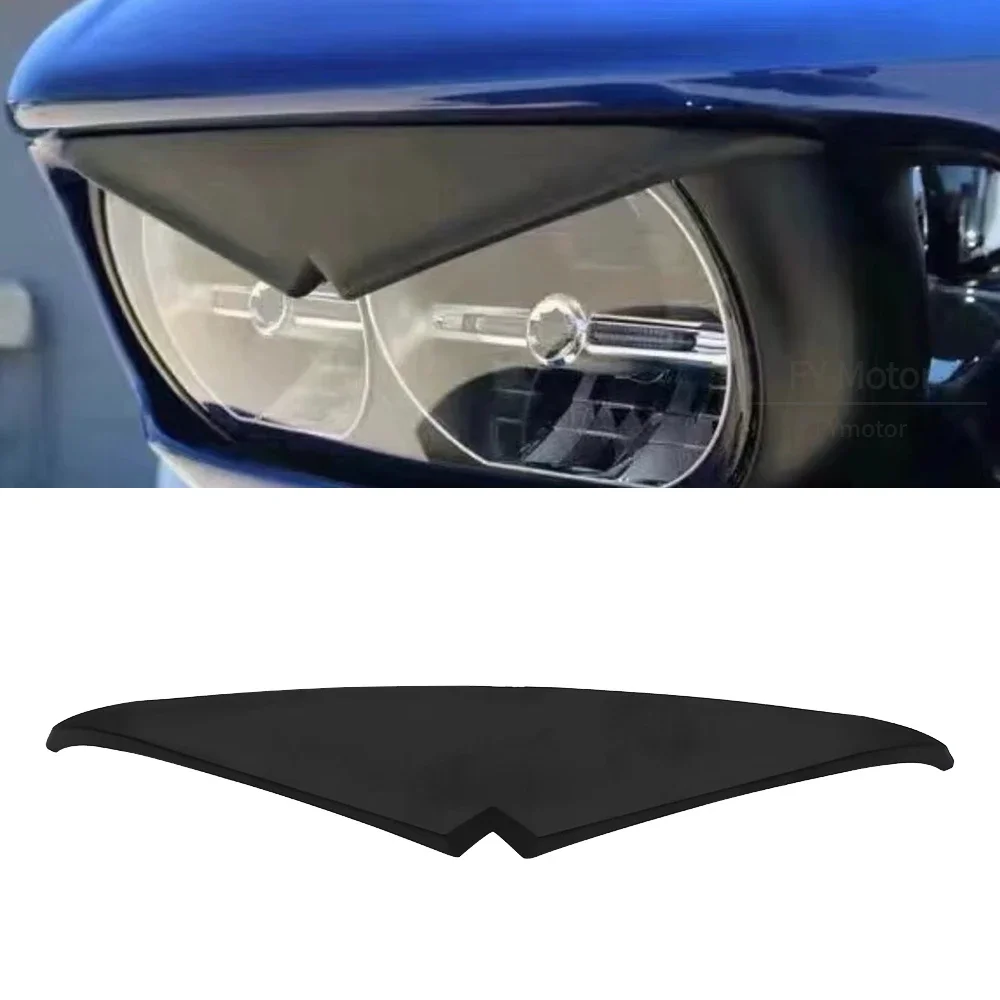 Motorcycle Headlight Trim For Harley Road Glides FLTR FLTRX 15-22 Headlamp Eyebrow Eyelid Decoration Upper Tip Cover Visor Accen
Motorcycle Headlight Trim For Harley Road Glides FLTR FLTRX 15-22 Headlamp Eyebrow Eyelid Decoration Upper Tip Cover Visor Accen