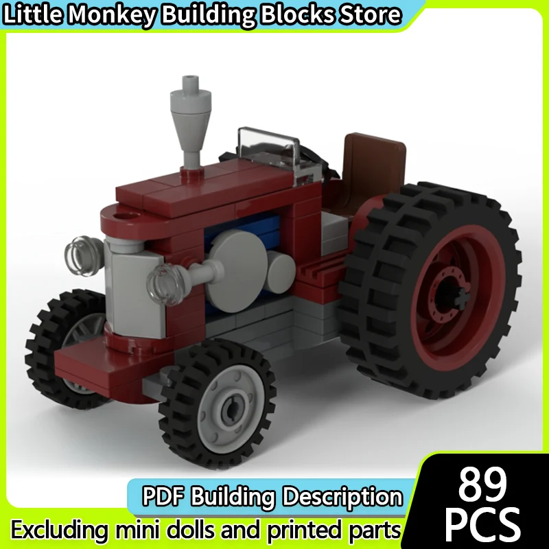 Конструктор City Car Model MOC: Классический городской старый трактор, модульная технология, детские праздничные подарки, игрушки для сборки
Конструктор City Car Model MOC: Классический городской старый трактор, модульная технология, детские праздничные подарки, игрушки для сборки