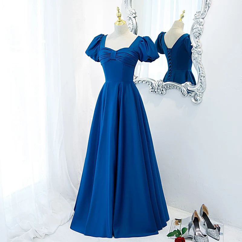 Blue Satin Evening Gown Women's Host Vocal Solo Performance Dr Long Princ Sle Wedding Dr Pure Color Ball Gown
Blue Satin Evening Gown Women's Host Vocal Solo Performance Dr Long Princ Sle Wedding Dr Pure Color Ball Gown