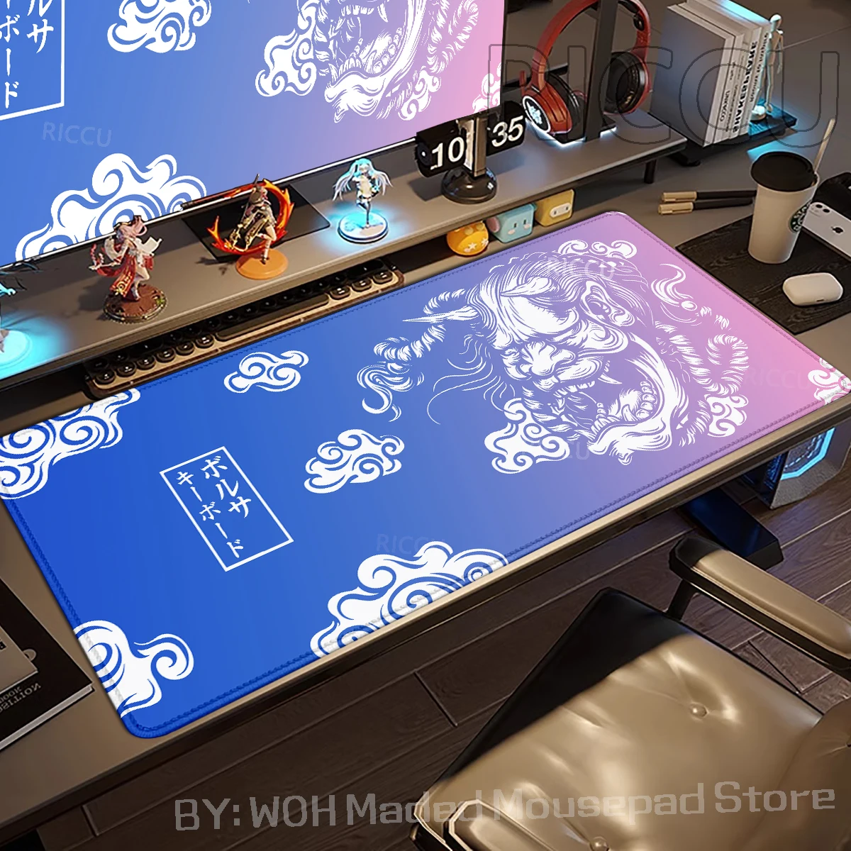 Samurai Oni Mask Mousepad Large Computer Gaming Accessories Mouse Pad Gamer Cabinet Mouse Mat Japan Desk Mat Keyboard Carpet xxl
Samurai Oni Mask Mousepad Large Computer Gaming Accessories Mouse Pad Gamer Cabinet Mouse Mat Japan Desk Mat Keyboard Carpet xxl