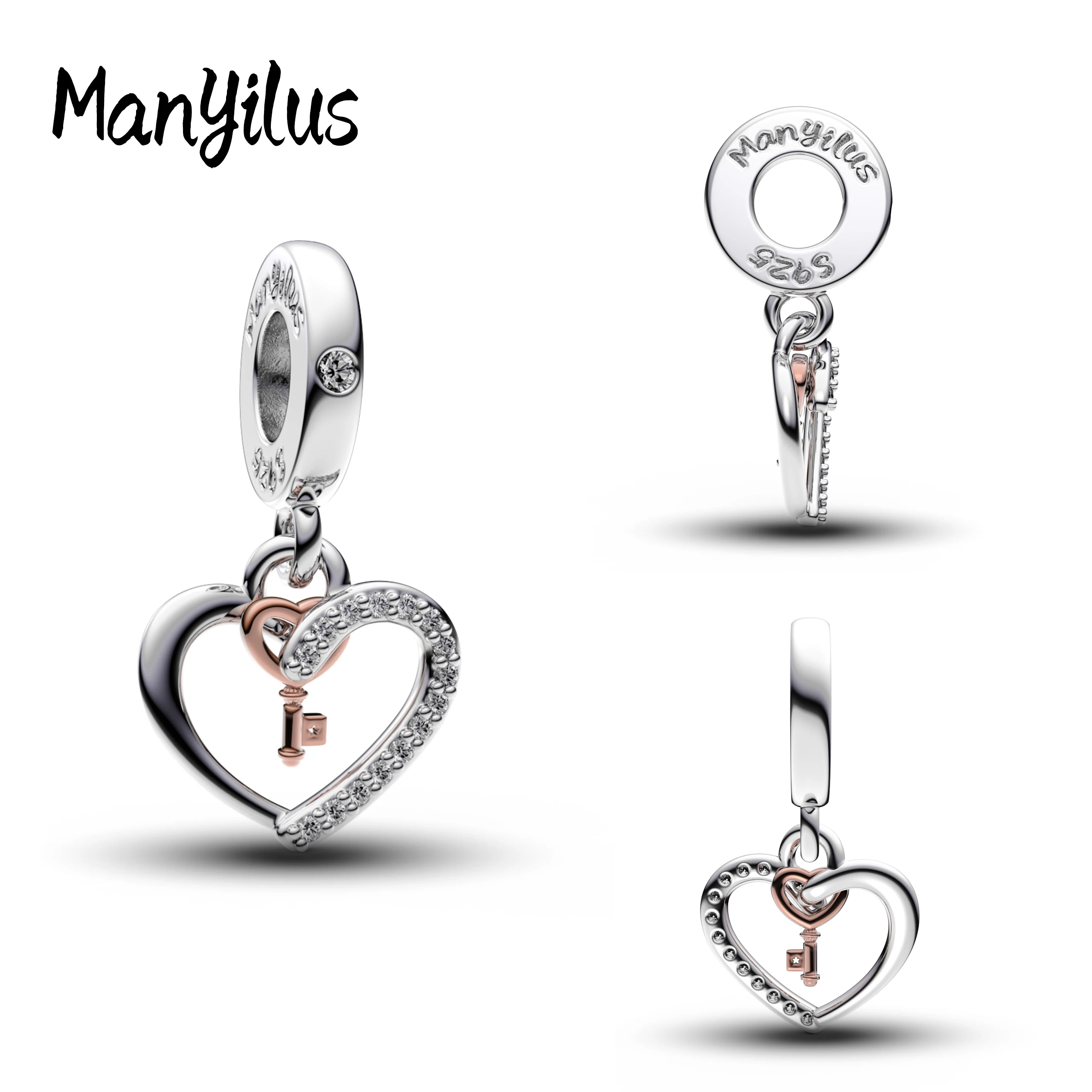 Подвески Manyilus Heart Key, горячая распродажа, подвесные бусины для оригинального серебра 925 пробы, браслет, серебро 925, оригинальные украшения, женский подарок
Подвески Manyilus Heart Key, горячая распродажа, подвесные бусины для оригинального серебра 925 пробы, браслет, серебро 925, оригинальные украшения, женский подарок