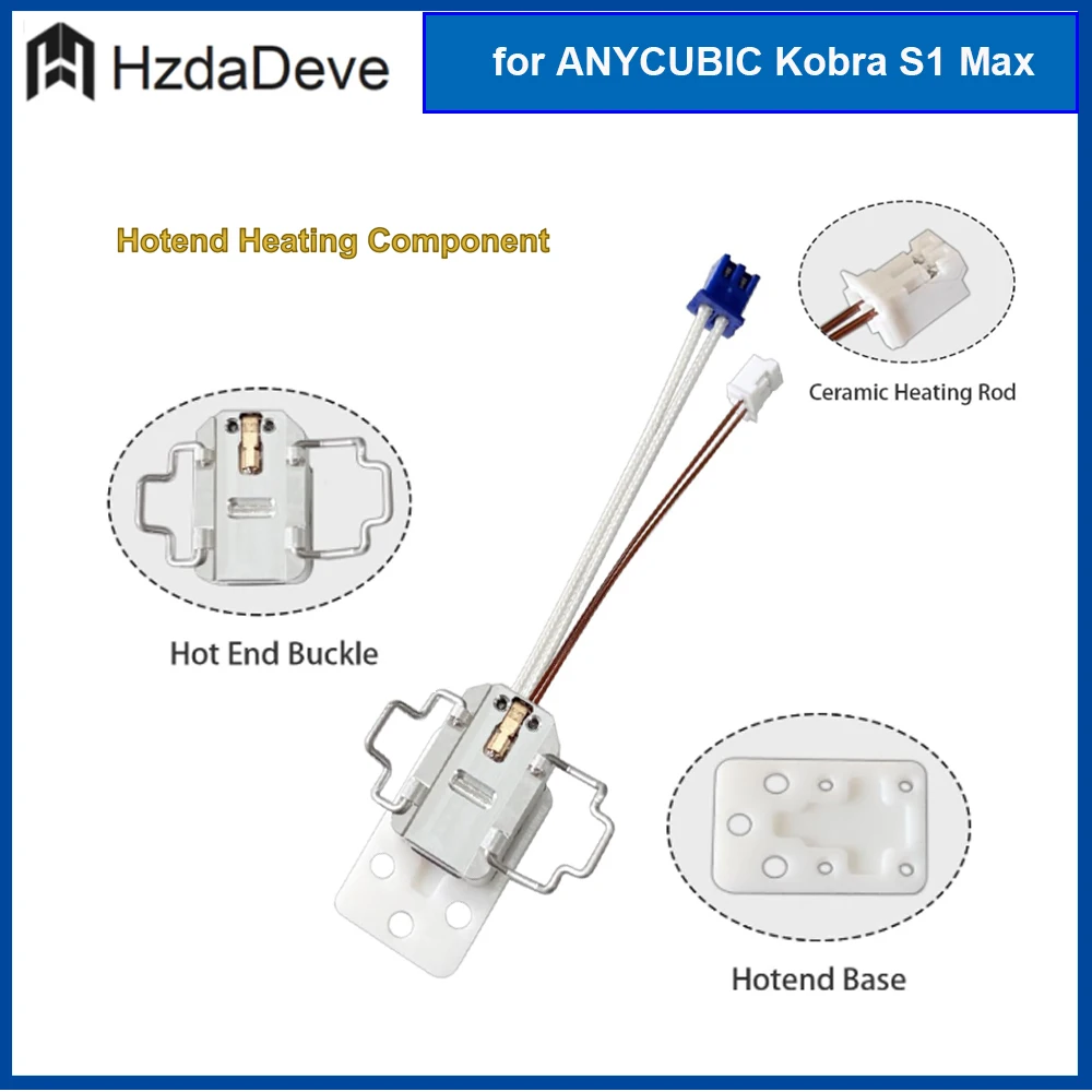 0.25/0.4/0.6/0.8mm Integrated Nozzle and Hotend heating Component Suitable for Anycubic Kobra S1 MAX/S1 MAX Combo
0.25/0.4/0.6/0.8mm Integrated Nozzle and Hotend heating Component Suitable for Anycubic Kobra S1 MAX/S1 MAX Combo