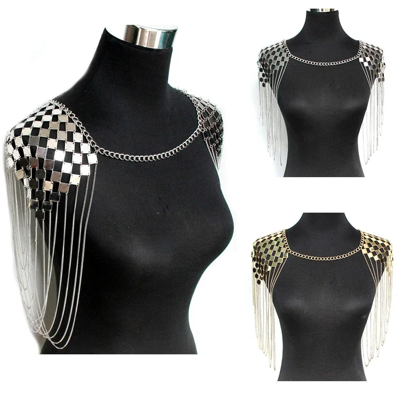 Bohemian Punk Statement Necklaces Collar Shoulder Chain Long Necklaces & Pendants Women Sexy Statement Body Jewelry
Bohemian Punk Statement Necklaces Collar Shoulder Chain Long Necklaces & Pendants Women Sexy Statement Body Jewelry