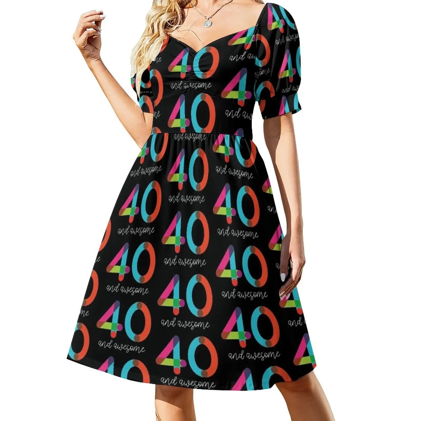 40 and Awesome Short-Sleeved Dress Casual dresses women's dresses luxury Woman dresses
40 and Awesome Short-Sleeved Dress Casual dresses women's dresses luxury Woman dresses