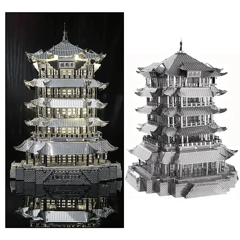 Creative 3D Metal Puzzle Chinese Classical Architecture Assembly Model Kits Diy Laser Cut Puzzles Educational Toys For Kid I6M1
Creative 3D Metal Puzzle Chinese Classical Architecture Assembly Model Kits Diy Laser Cut Puzzles Educational Toys For Kid I6M1