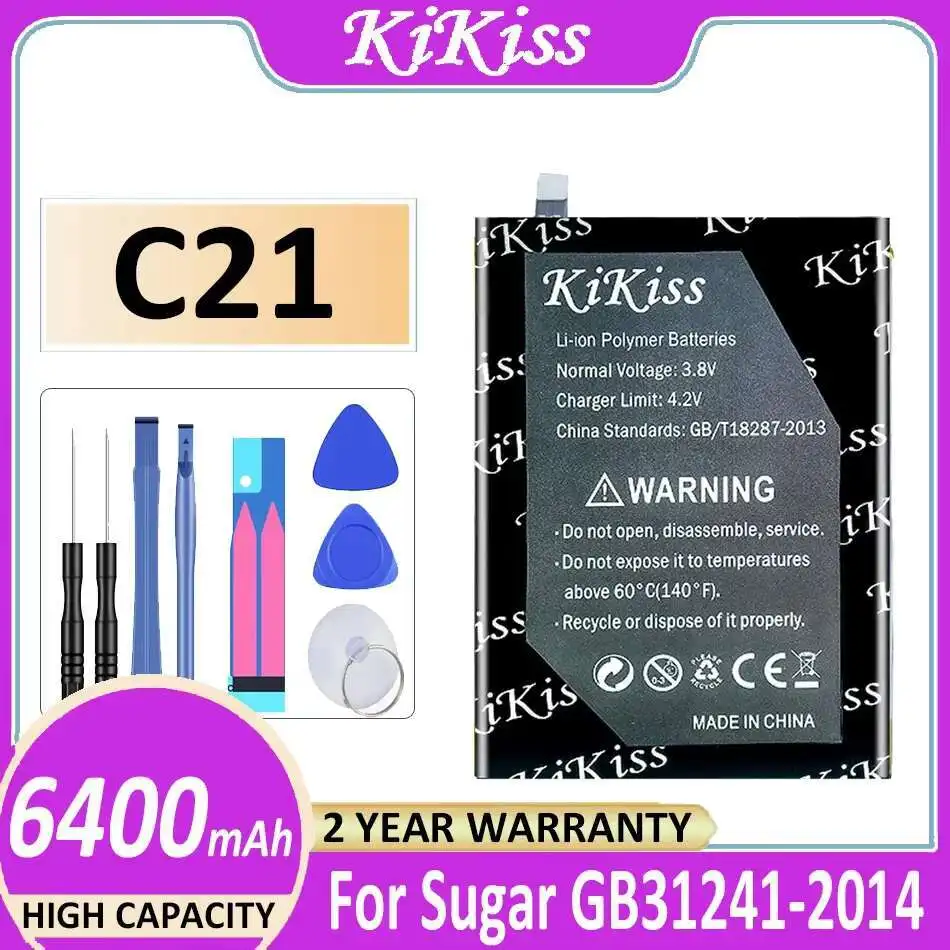 Аккумулятор мобильного телефона 6400 мАч C21 596781 высокой емкости для Sugar C21 GB31241-2014 GB312412014
Аккумулятор мобильного телефона 6400 мАч C21 596781 высокой емкости для Sugar C21 GB31241-2014 GB312412014