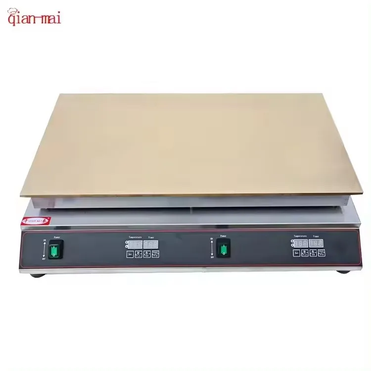 Industrial Crepe and Pancake Maker Stainless Steel Surface Copper Plate Commercial Japanese Souffle Pancake Dorayaki Machine
Industrial Crepe and Pancake Maker Stainless Steel Surface Copper Plate Commercial Japanese Souffle Pancake Dorayaki Machine