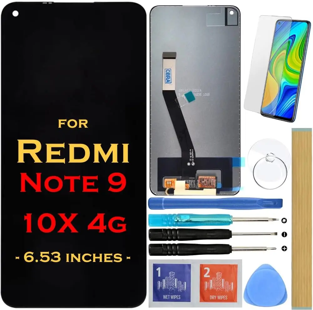 Сменный ЖК-дисплей с сенсорным дигитайзером в сборе для Xiaomi Redmi Note 9 Redmi 10X 4G (не для телефона | 9 Pro)
Сменный ЖК-дисплей с сенсорным дигитайзером в сборе для Xiaomi Redmi Note 9 Redmi 10X 4G (не для телефона | 9 Pro)