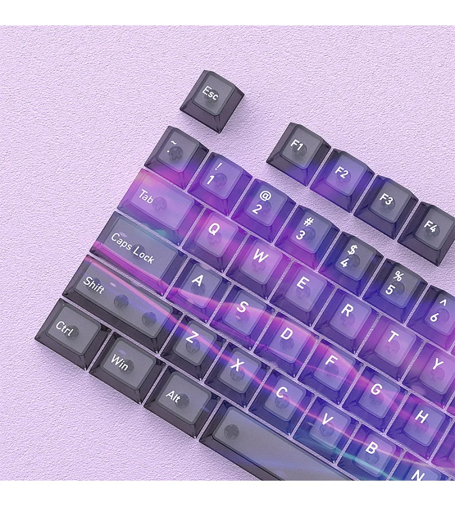 Keycaps Symphony Mist Keycaps PC Transparent 115-key Small Full Set Original DIY Mechanical Keyboard
Keycaps Symphony Mist Keycaps PC Transparent 115-key Small Full Set Original DIY Mechanical Keyboard