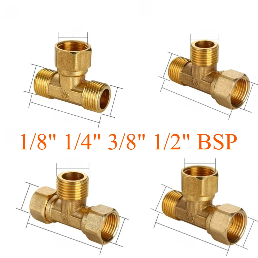 1/8 "1/4" 3/8 "1/2" BSP тройник, медные фитинги, латунный фитинг для труб, внутренняя резьба, адаптер для воды, масла и газа
1/8 "1/4" 3/8 "1/2" BSP тройник, медные фитинги, латунный фитинг для труб, внутренняя резьба, адаптер для воды, масла и газа