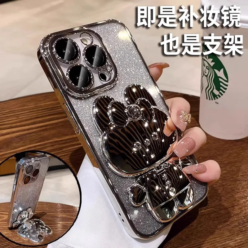 For iPhone16 Pro Max case iPhone11 Pro stand iPhone14promax Invisible touch mirror iphone15 with lens film iPhone13 Glitter
For iPhone16 Pro Max case iPhone11 Pro stand iPhone14promax Invisible touch mirror iphone15 with lens film iPhone13 Glitter