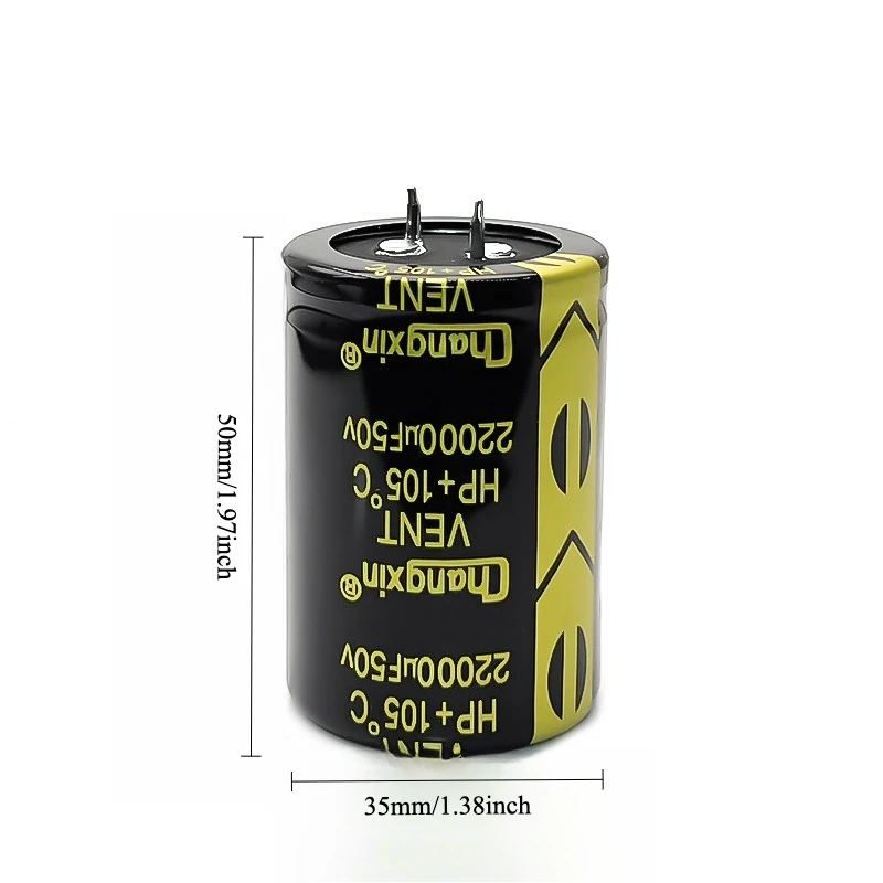 2pcs 50V 22000uF Snap in Electrolytic Capacitor Long Life Audio Filter for Amplifier Speaker 35x50mm
2pcs 50V 22000uF Snap in Electrolytic Capacitor Long Life Audio Filter for Amplifier Speaker 35x50mm